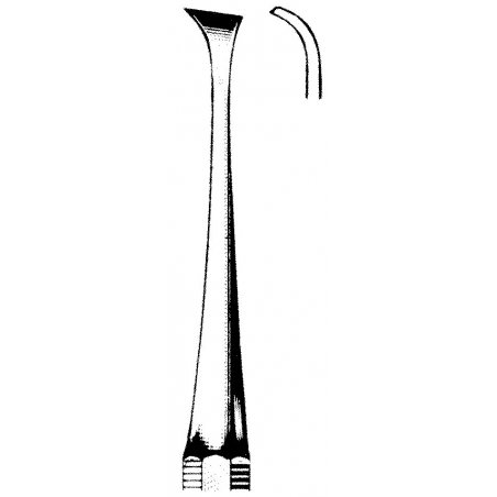 Zahnreiniger mit Achtkantgriff "Fig. 34 links"